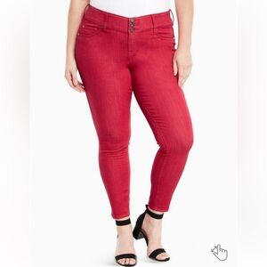 Torrid Jeggings - Rose Red Wash 10 XS NWT
